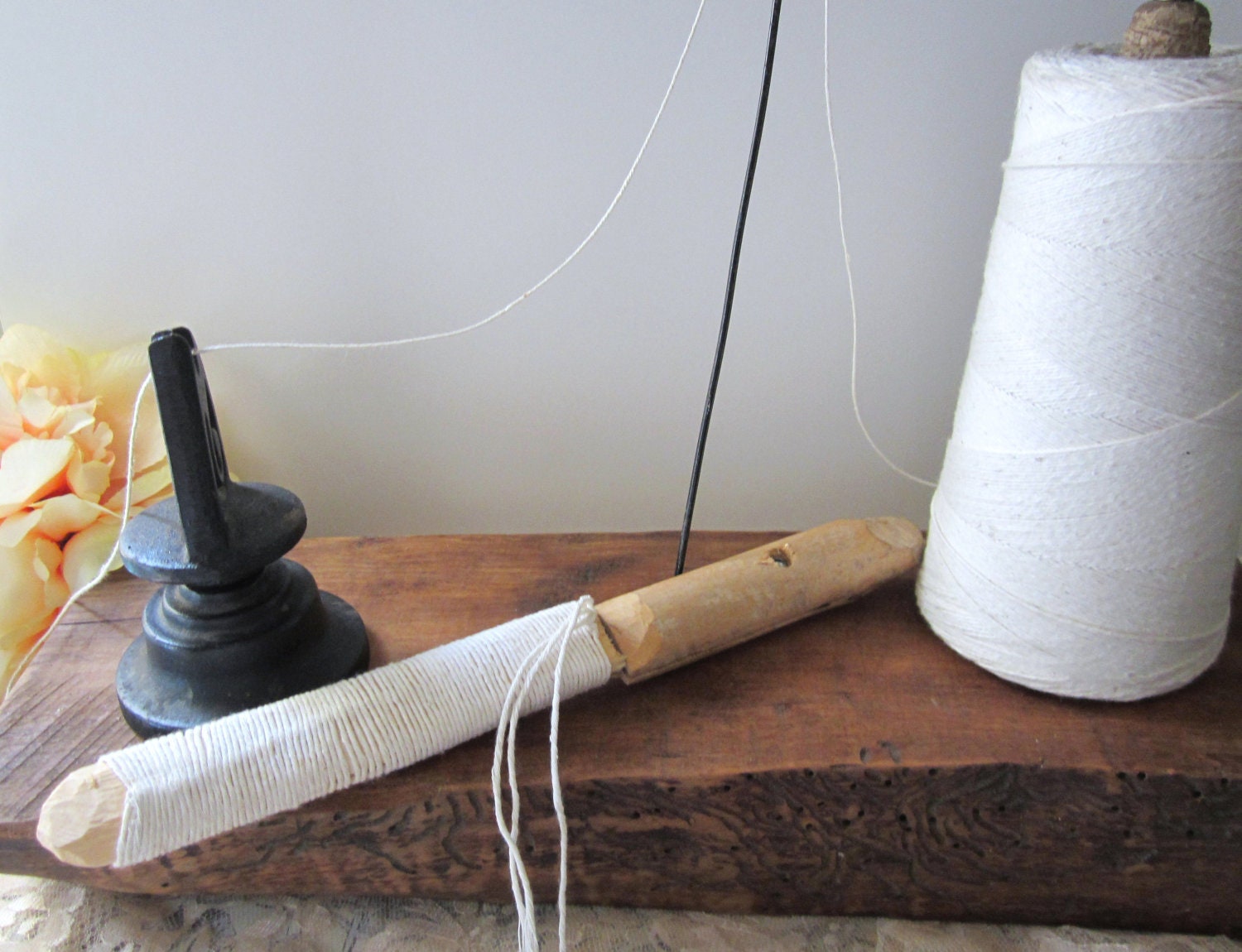 Vintage Primitive String Cutter ooak