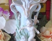 Vintage Child/Cupid/ Angel Vase Cottage Chic