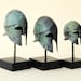 Ancient Bronze Helmet Greek Corinthian