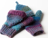 Pattern Crochet Convertible Mittens PDF Instant Download
