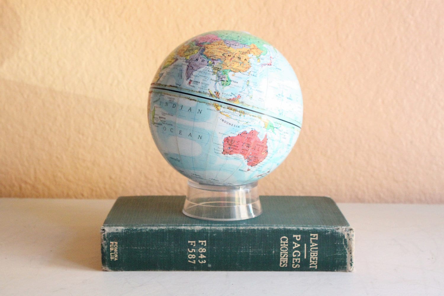Vintage 4.5 Mini Globe By Replogle World Escort by bygrassdoll