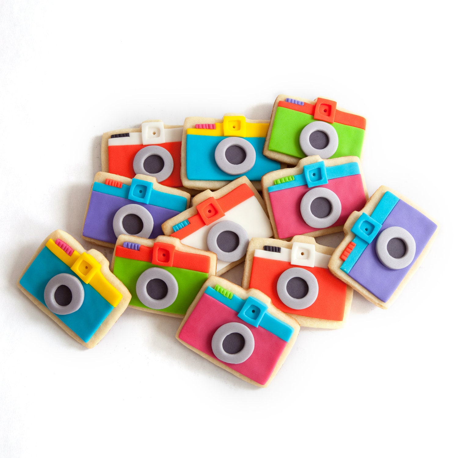 mini dianas cookie gift box (12 camera cookies)