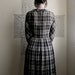 it plaid to be you. vintage 60s plaid fall dress. size small/medium