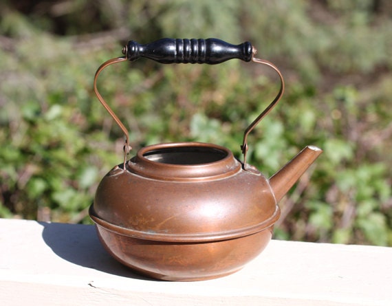 Vintage Copper Tea Pot