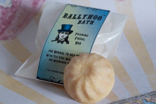 Facial Cleansing Bar for Oily to Normal Skin Types - mild and gentle, natural formula