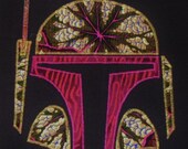 Fancy Floral Boba Fett Helmet Patch // Free Shipping when you buy 2 or more