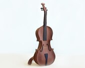 Brown Felt Violin Bag (Violin purse)