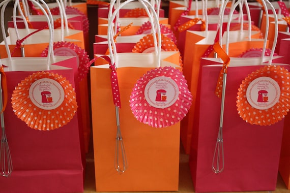 CUSTOM Party Favor Tags - Custom Baking Party Collection - BellaGrey Designs Il_570xn