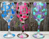 Personalized Wine Glasses 20 oz Bridemaids, Birthdays, Gifts, Wedding, Bridal