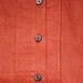 Linen Irregular single breasted long shirt