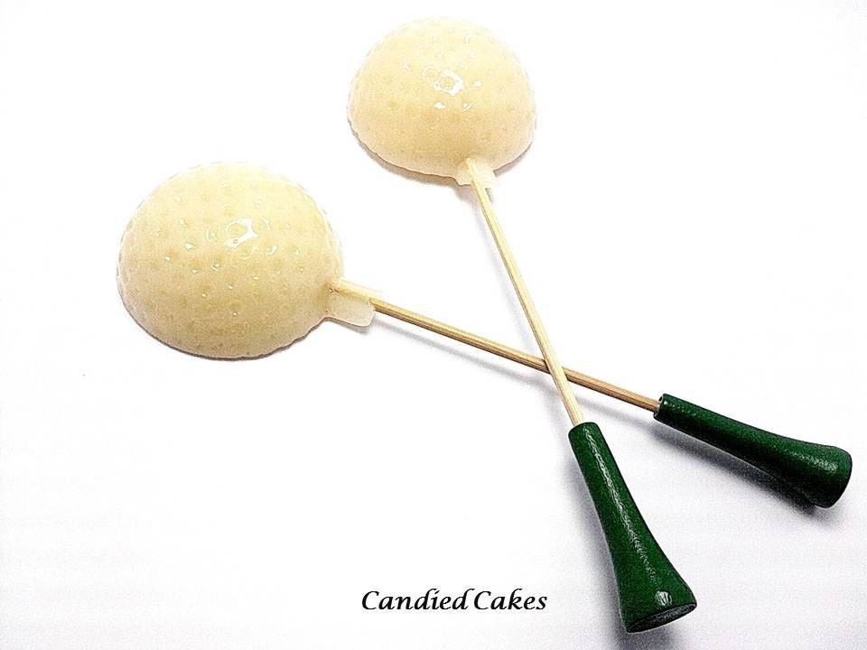 Buy 5 Get 5 Free - GOLF BALL Lollipops - Pick Any Color and Flavor