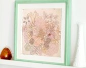 Sale - Buy 2 Get 1 Free - Flower Art Print Coexistence -  Limited Ed. 11/150 - nature print, floral, pink