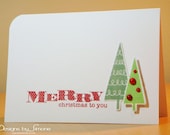 Christmas Trees Card