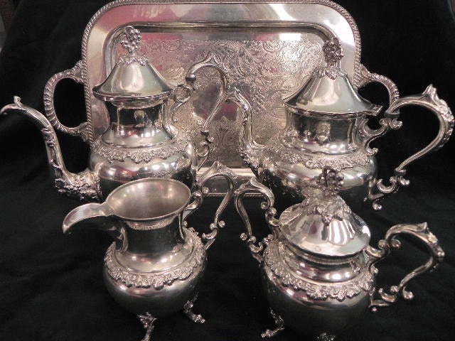 Beautiful Birmingham Silver Co Coffee-Tea Set