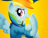 Dashie the Riveter (11x14 Print)