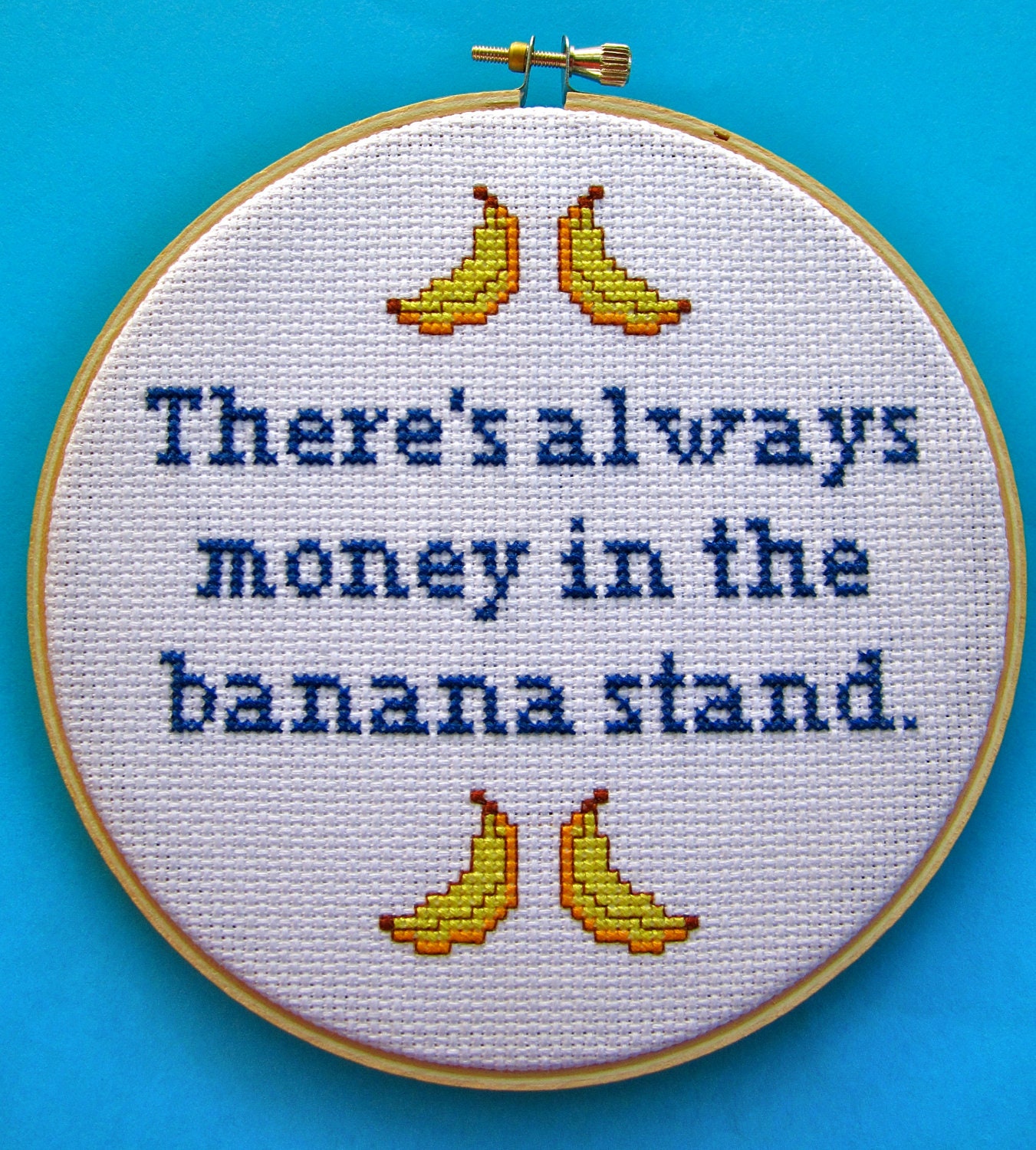 There's Always Money in the Banana Stand - Arrested Development Cross Stitch