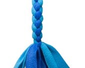 Braided Fleece Toss Dog Toy - Durable & Safe Alternative to Rope