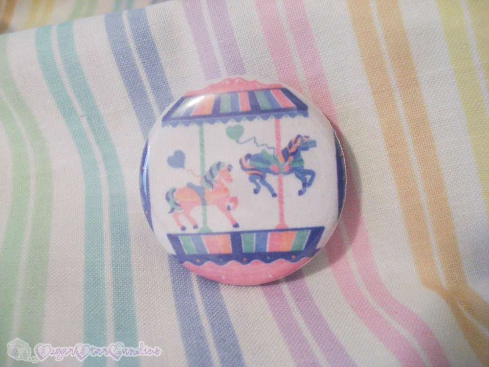 Carousel Dreams 1 1/4" Button / Pin / Badge