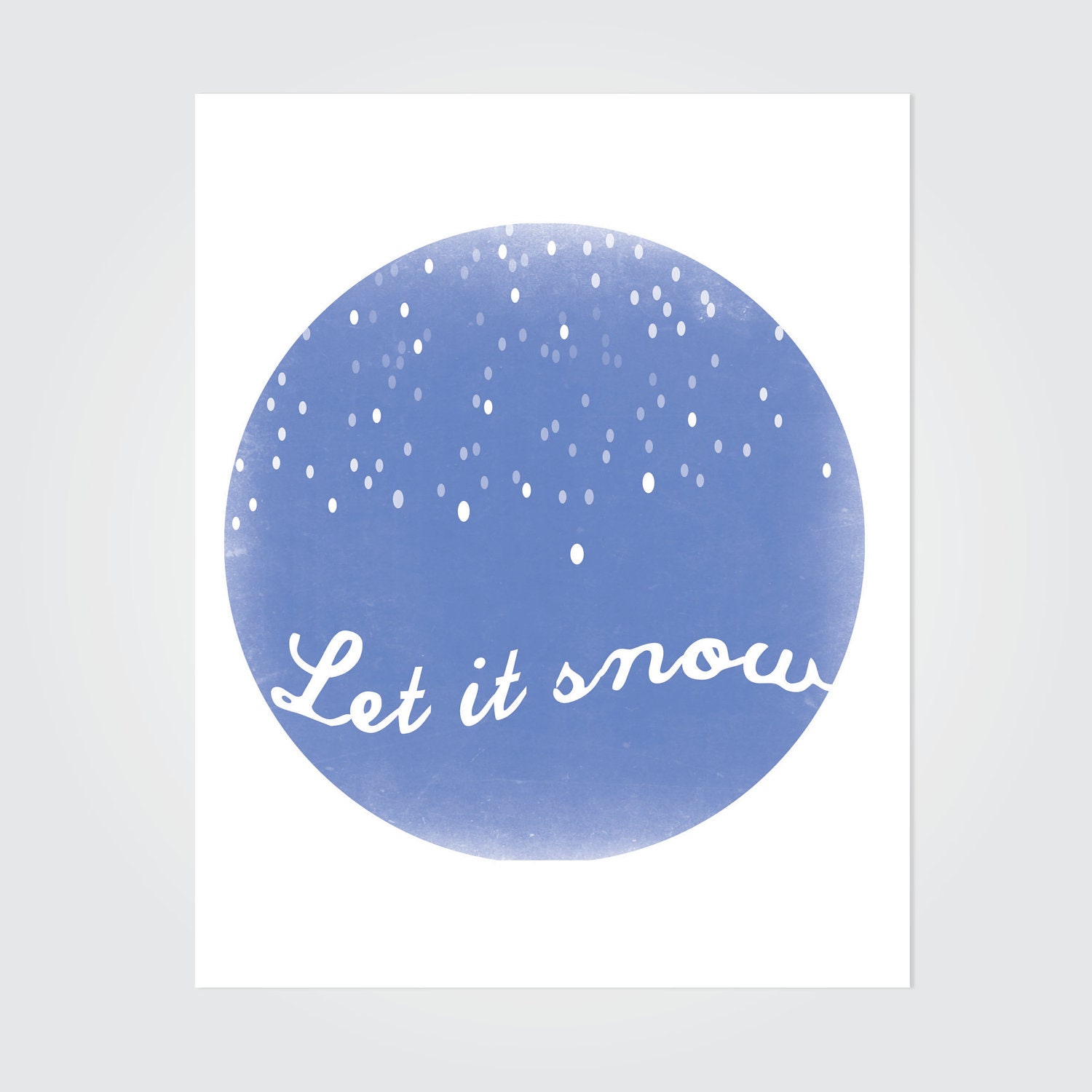 Modern Winter Wall Art Red Home decor Red Art Print Let It Snow Lyrics Wall Art Red candy red 11x14