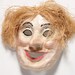 Paper mache woman mask