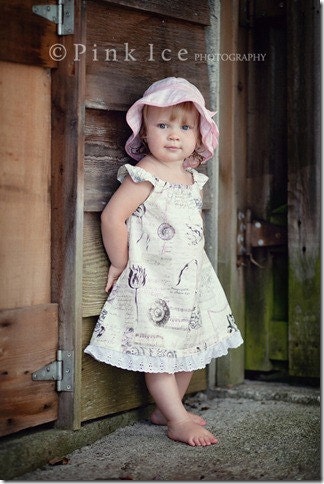 INSTANT DOWNLOAD Girls Dress Pattern PDF Pattern  Dress Sewing Pattern  sizes 6m through to 10 years "Avril Dress"