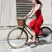 Bicycle skirt guard: The Femme Fatale