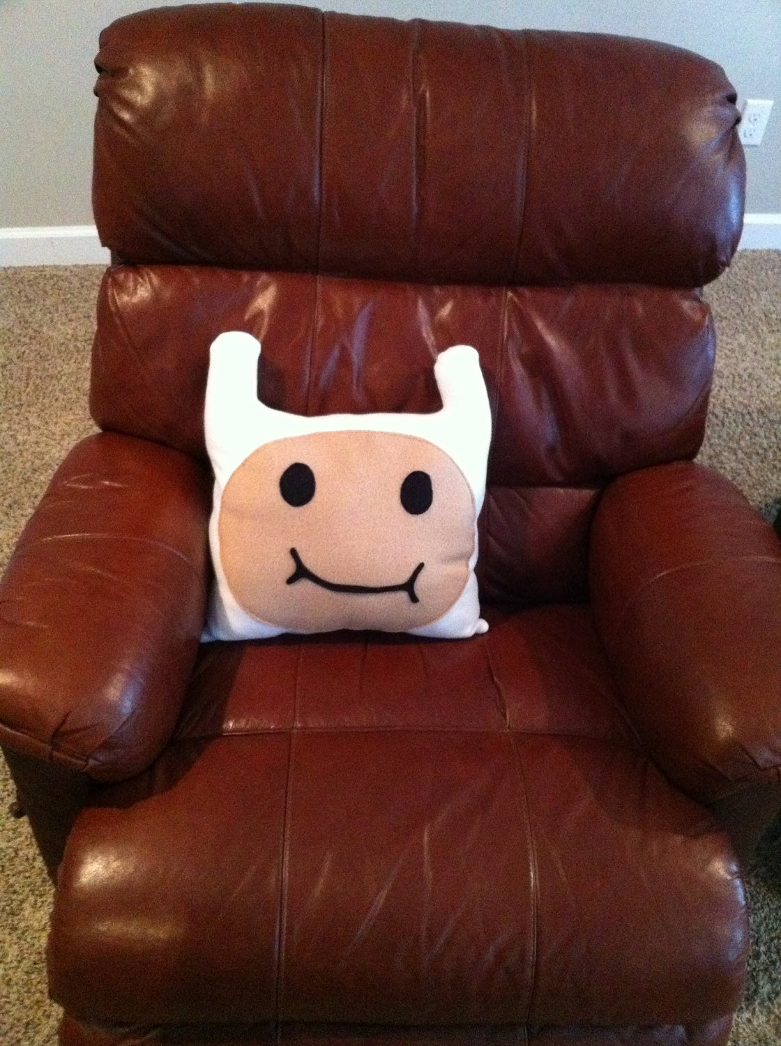 Adventure Time Inspired Finn Pillow