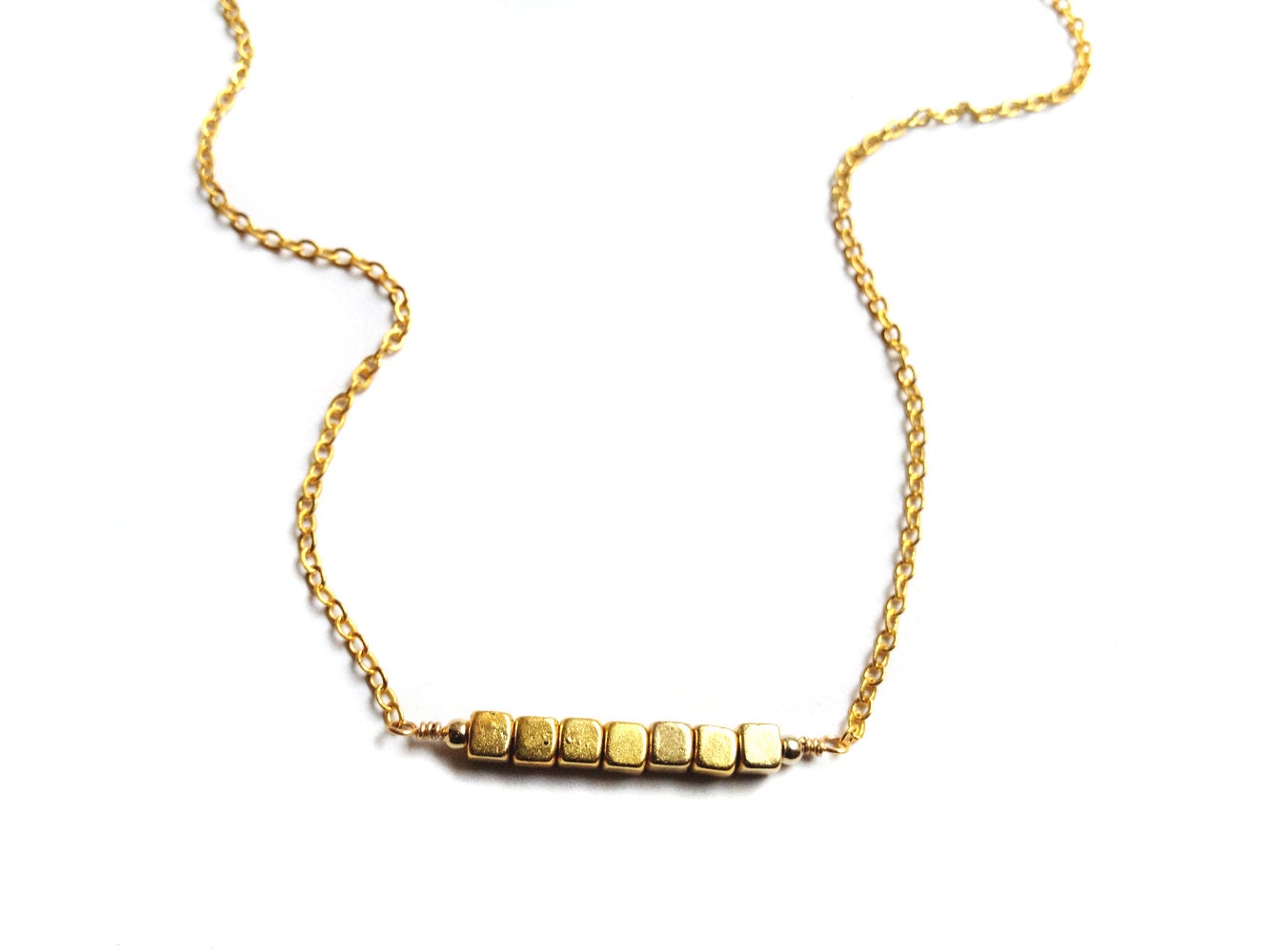 Seven Cube Necklace