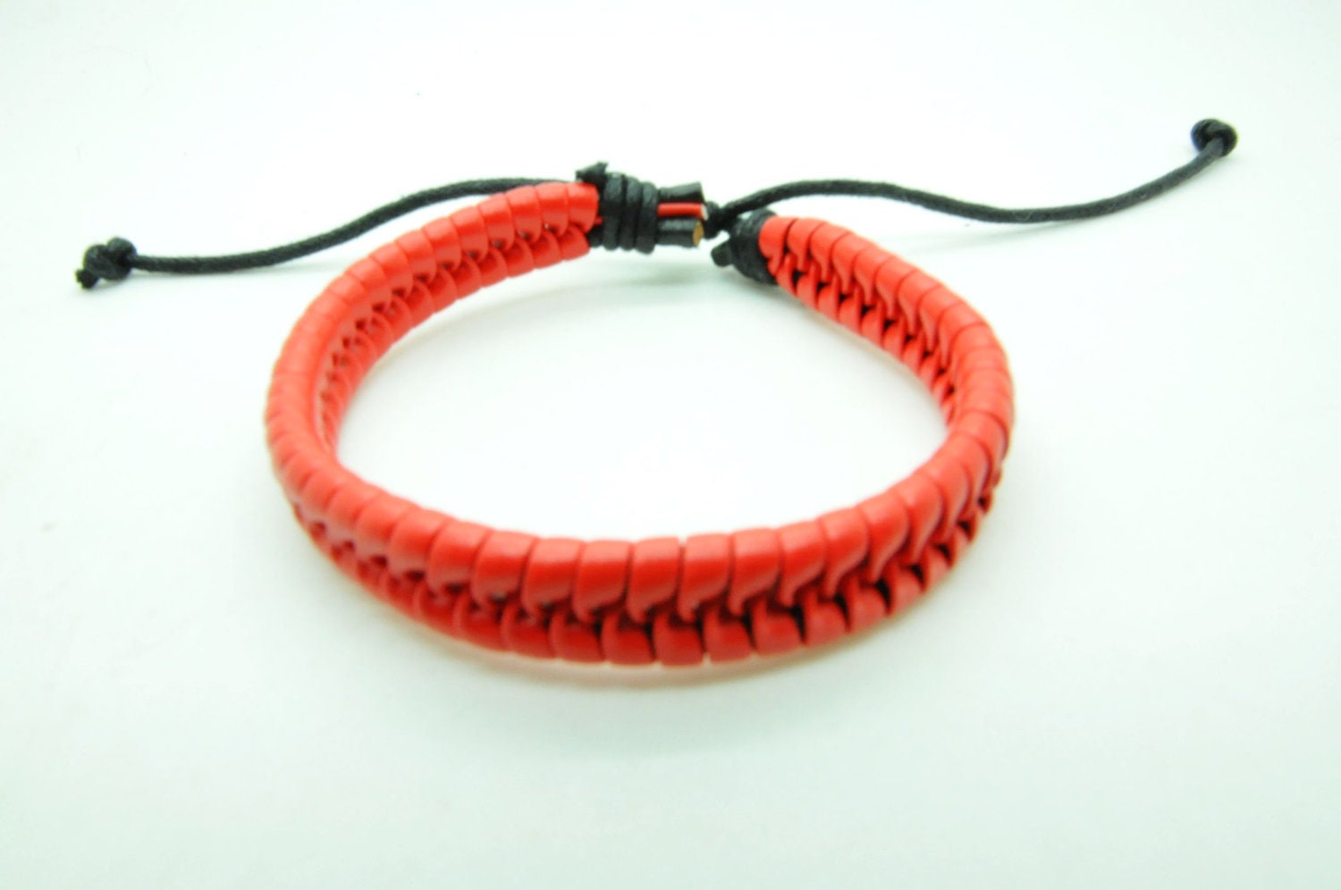 fashion Adjustable Red leather  Rope Woven Bracelets mens bracelet cool bracelet jewelry bracelet bangle bracelet  cuff bracelet 1179S