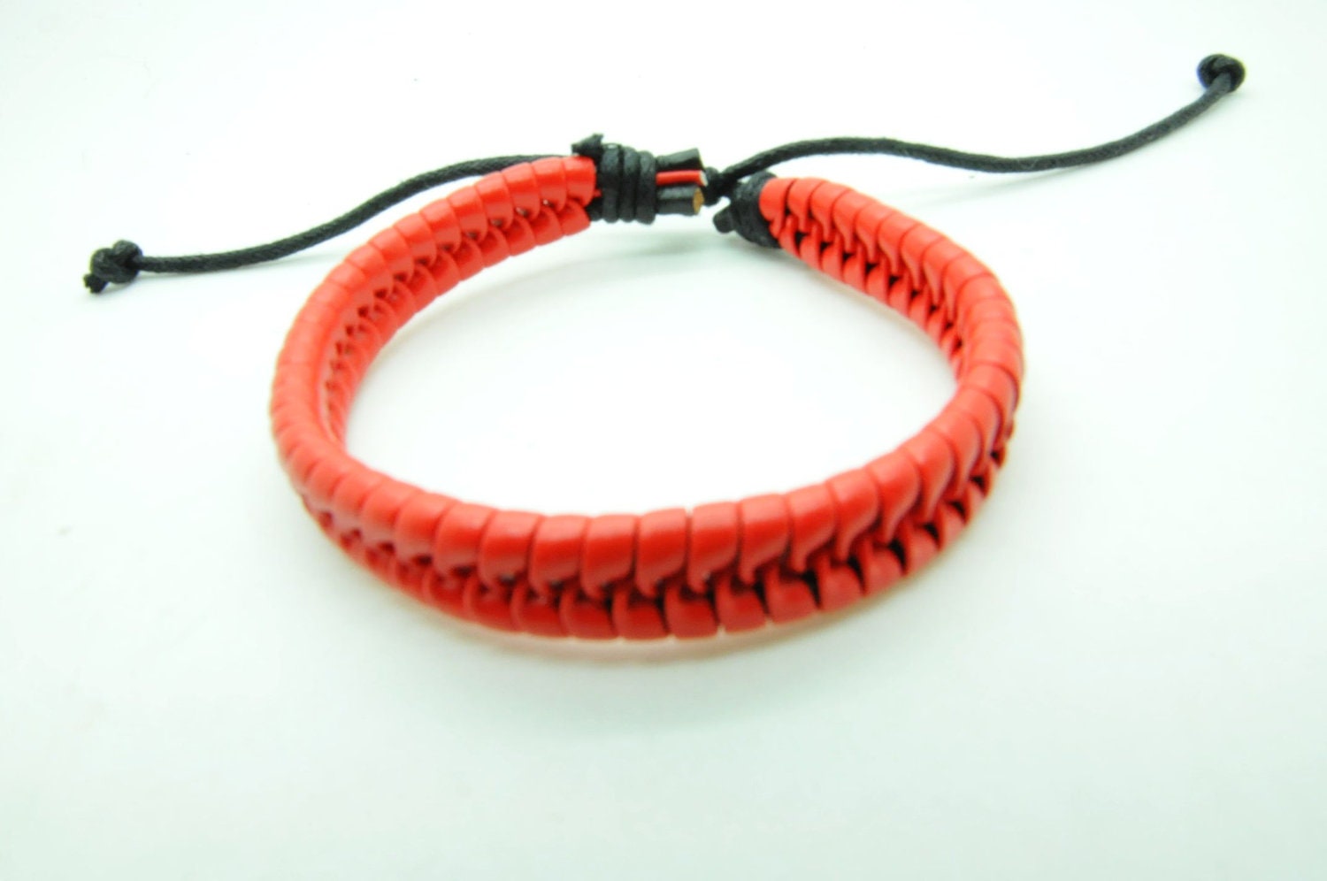 fashion Adjustable Red leather  Rope Woven Bracelets mens bracelet cool bracelet jewelry bracelet bangle bracelet  cuff bracelet 1179S