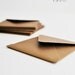 Bulk- itty gold square envelopes (50 envelopes)