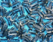 40 Black WIG CLIPS - 28mm Weft Clips, Wig Repair, Snap Clips, Feather Clips, Toupee Clips, Extension Clips, Comb Clips, Cosplay Wigs