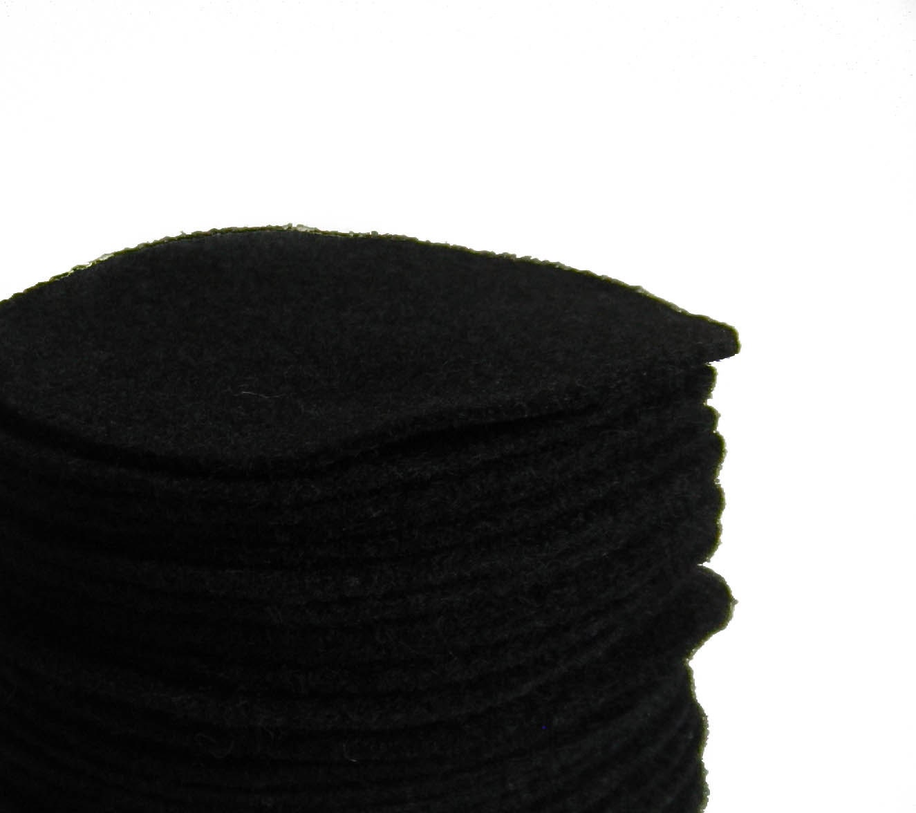 30, Black Felt Circles 1", 1.5", 2", 3", 4", 5", 6", 7" and 8" you choose the size