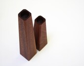 Mahogany Candle Holder - 6.5"