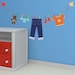 Baby Boy clothesline kids room decal