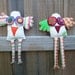 Recycled fabric toy / stuffed bird toy. by Gizabelle4kids on Etsy