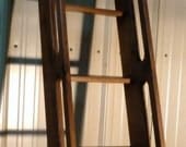 Ship's Ladder for Loft/Library/Attic - Custom Built - American Black Walnut