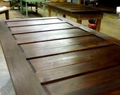 Raised Panel Sliding Door - Antique Black Walnut - 102" x 99" (Pair)