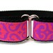 Martingale Dog Collar Pink and Purple matching flower available