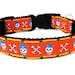 Skull Dog Collar 1" Halloween Dog Collar