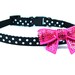 Teacup Dog Collar 3/8" Small Dog Collar with Bow