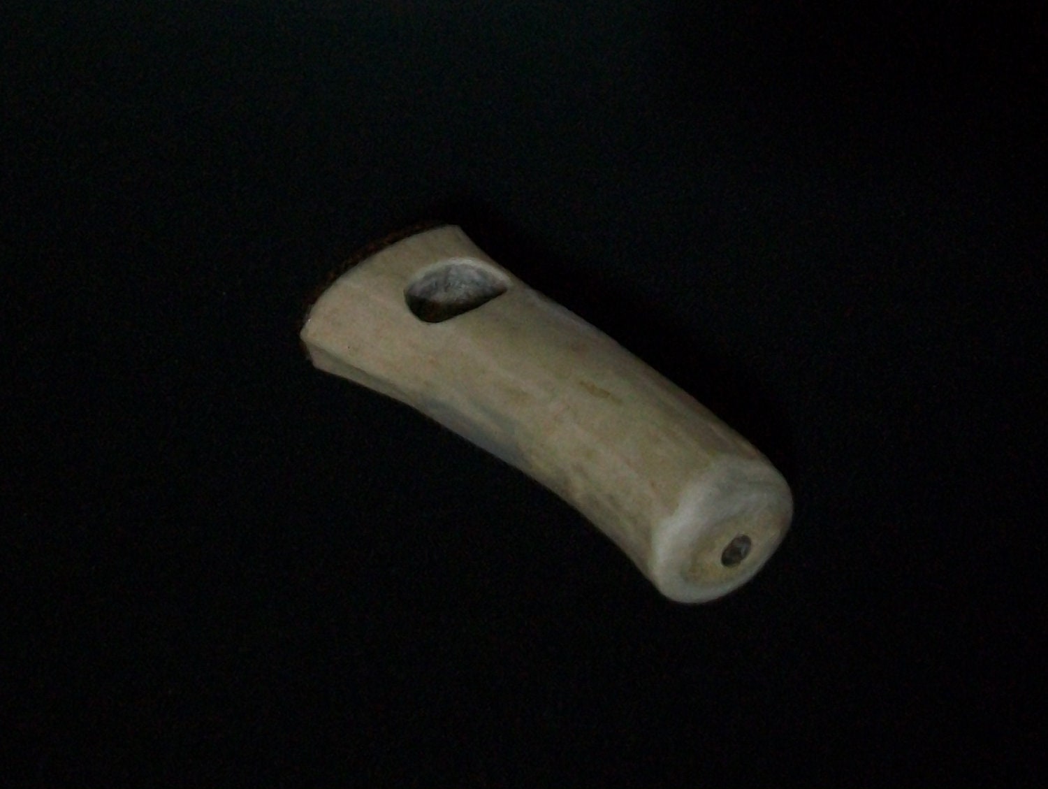 Handmade - Native American - Deer Antler Bone Pocket-Travel Pipe