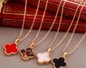 Gold Clovers Necklace--3 Colors For Choice