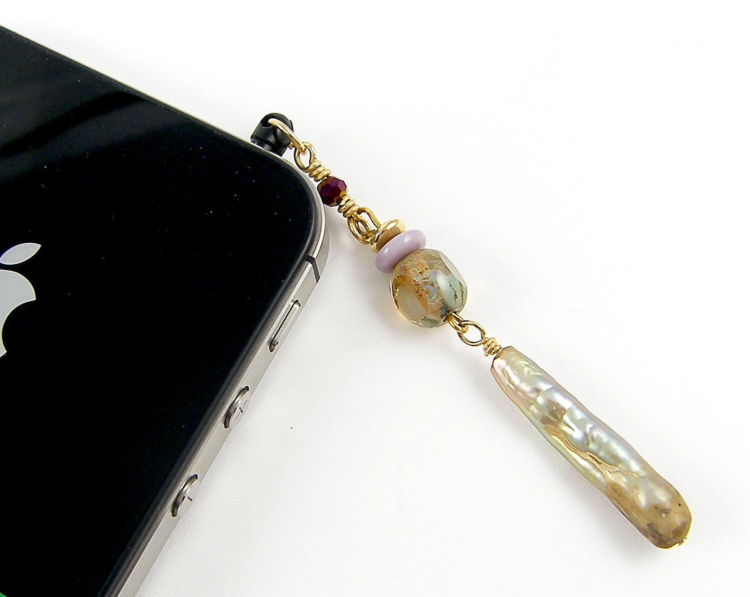 iPhone Charm Dust Plug Accessory for Cell Phone iPod Samsung Blackberry