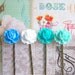 Floral Earrings Set Floral Stud Post Earrings Set Rose Earrings Lot of 3 Flower Post Set Purple Red Aqua Turquoise Mint Green Fall Winter