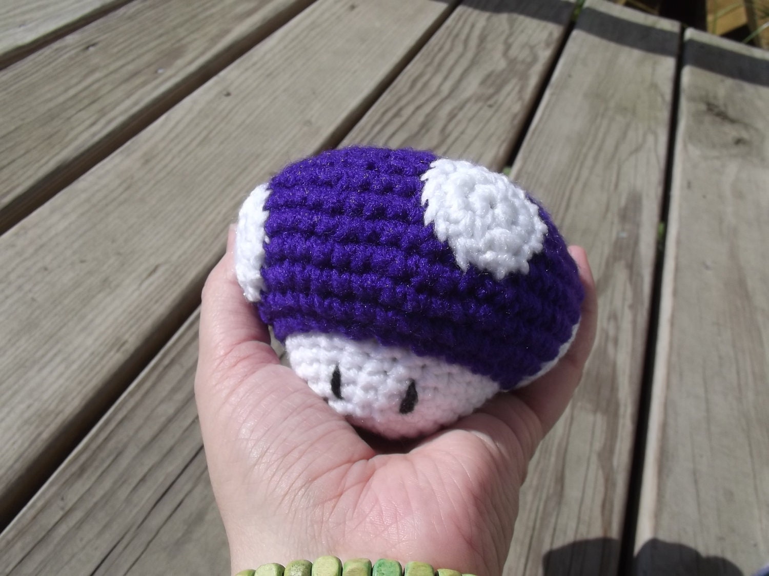 Large Amigurumi Mario Inspired Super Shroom - Any Color