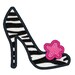 Ooo La La Shoe Applique Machine Embroidery Design-INSTANT DOWNLOAD