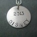 RACE PENDANT Necklace - 18 inch Celebrate Your Race Sterling Silver Custom Personalized Necklace - 18 inch Sterling Silver Ball Chain