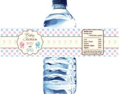 30 Gender Reveal Water Bottle Labels - Waterproof and self stick Il_170x135