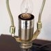 Vintage 1970's White Frosted and Etched Decorative Glass Accent Lamp / Desk Lamp / Unique Home Lighting